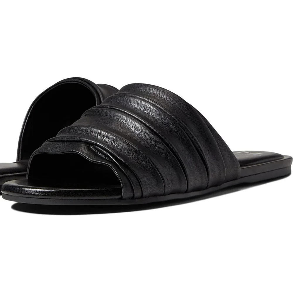 Marc Fisher Oswin2 Faux Leather Slide Sandal  8.5